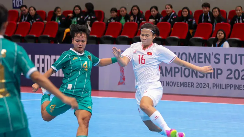 Đội tuyển futsal Việt Nam thắng dễ Indonesia với tỷ số 5-0. Ảnh: Futsal Thailand