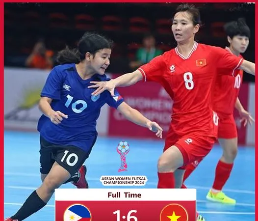 Thùy Trang cùng đội tuyển Việt Nam thể hiện phong độ ấn tượng qua trận thắng thứ 3 liên tiếp. Ảnh; AseanFottball