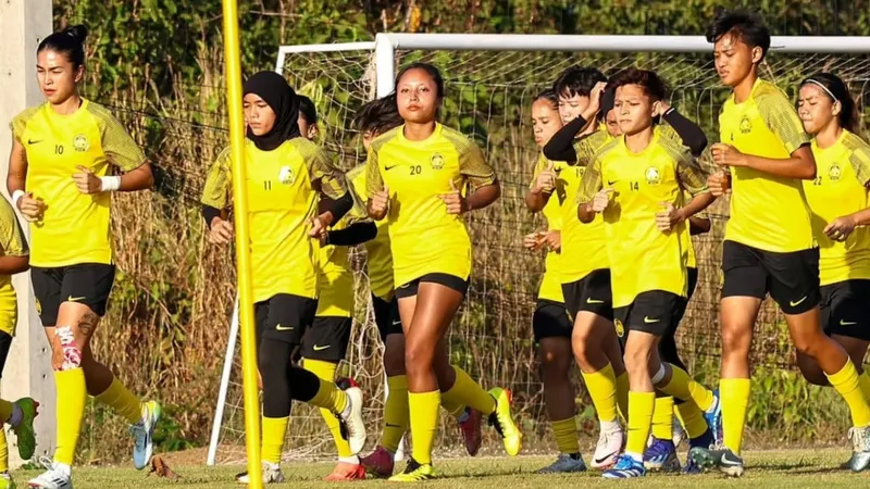 Đội tuyển nữ Malaysia. Ảnh: FAM