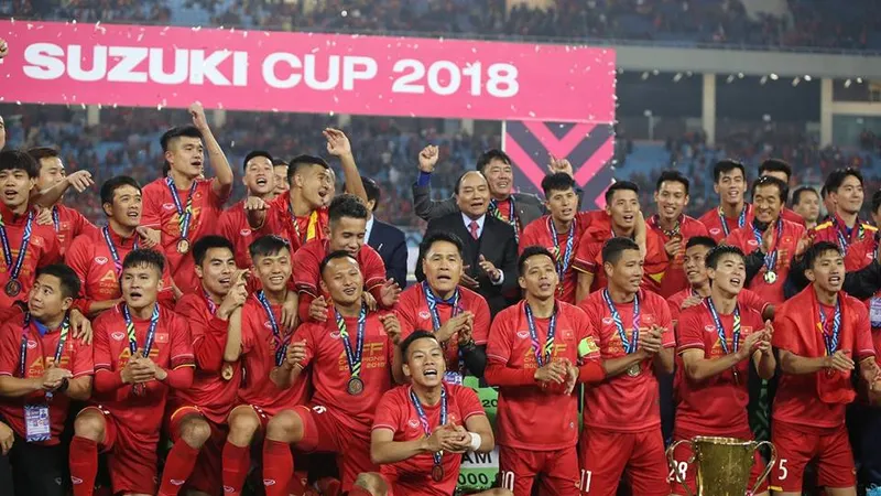 Đội tuyển Việt Nam vô địch AFF Cup 2018. ảnh: VFF