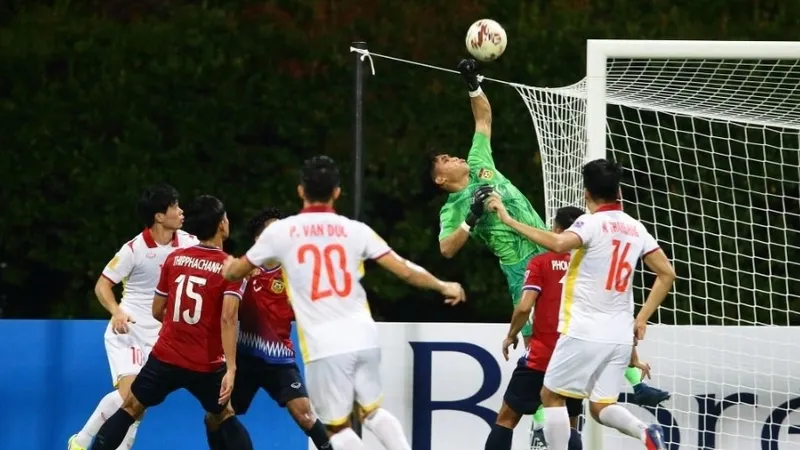Đội tuyển Việt Nam thắng Lào 2-0 vào năm 2020. Ảnh: AFF