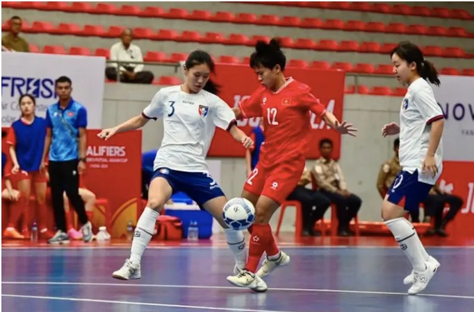 Bất phân thắng bại với tỷ số 2-2, đội tuyển Việt Nam dẫn đầu bảng D vòng loại giải châu Á 2025. Ảnh: AFC