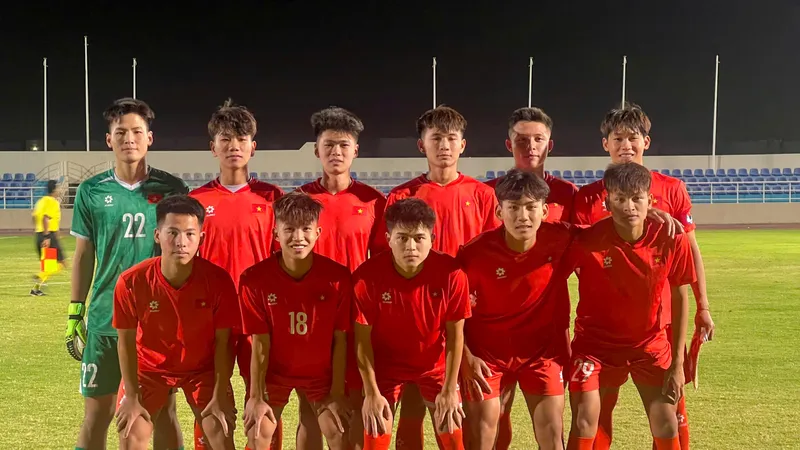 Đội hình xuất phát của U17 Việt Nam