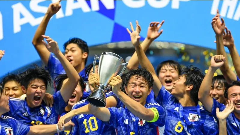 U17 Nhật Bản đang là đương kim vô địch