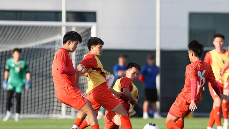 U17 Việt Nam háo hức chờ cuộc so tài cùng Australia ở trận ra quân. 
