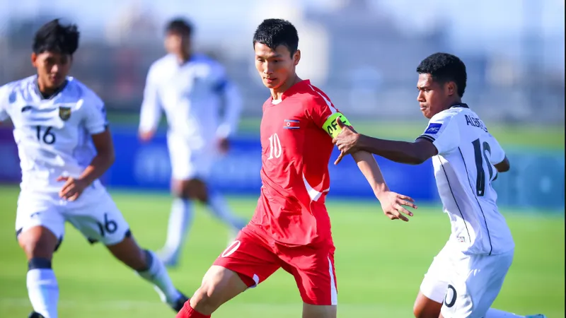 CHDCND Triều Tiên quá mạnh so với Indonesia. Ảnh: AFC