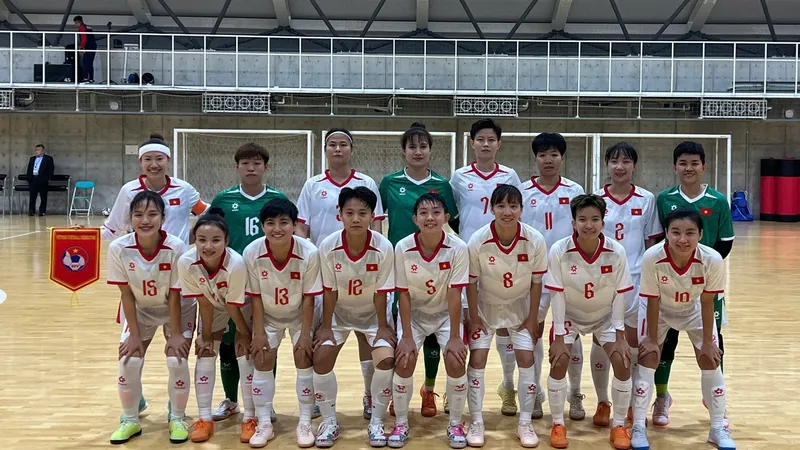Đội tuyển futsal nữ Việt Nam sẵn sàng bước vào VCK châu Á.