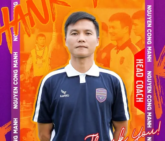 B.Bình Dương chính thức chia tay HLV Nguyễn Công Mạnh.