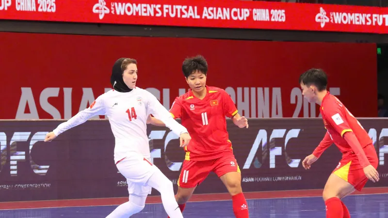 Iran là 1 trong 4 đại diện của châu Á góp mặt ở VCK futsal World Cup nữ 2025