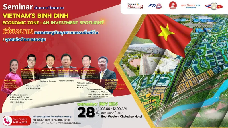 Hội thảo Xúc tiến đầu tư các doanh nghiệp Thái Lan diễn ra vào ngày 28-5 vừa qua.