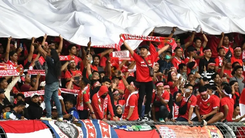 CĐV Indonesia trên sân Gelora Bung Karno. Ảnh: AFC