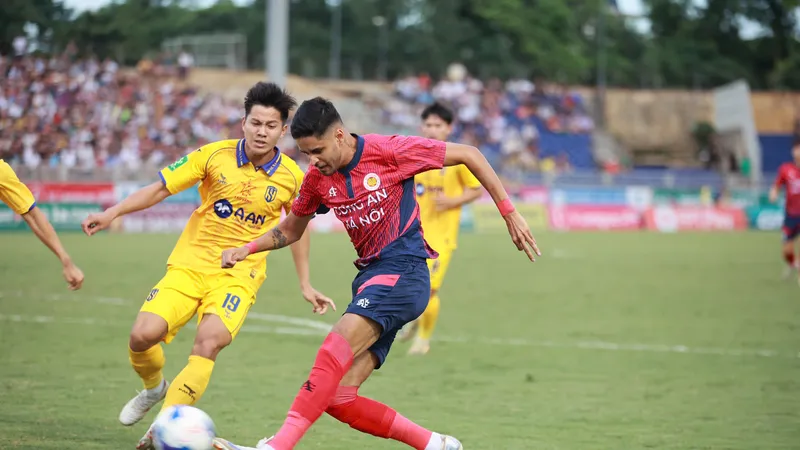 SLNA không thể ngăn cản được CAHN đăng quang ở Cúp Quốc gia 2024-2025. Ảnh: ĐỨC CƯỜNG