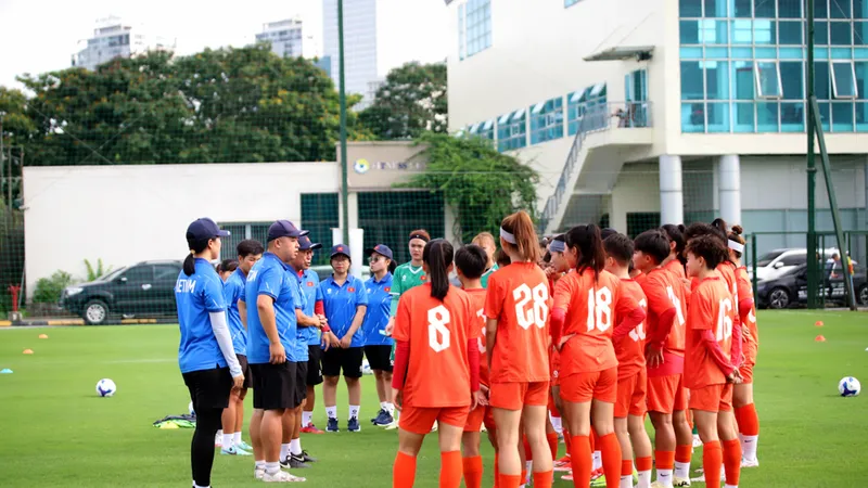 Đội U20 nữ Việt Nam chuẩn bị sang tập huấn tại Nhật Bản.