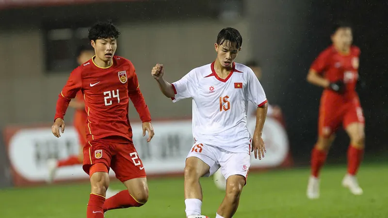 U16 Việt Nam tham dự giải giao hữu quốc tế tại Trung Quốc mới đây.