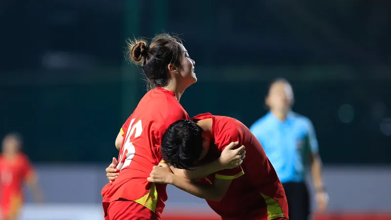 U20 nữ Việt Nam toàn thắng cả 3 trận vòng loại. Ảnh: MINH HOÀNG