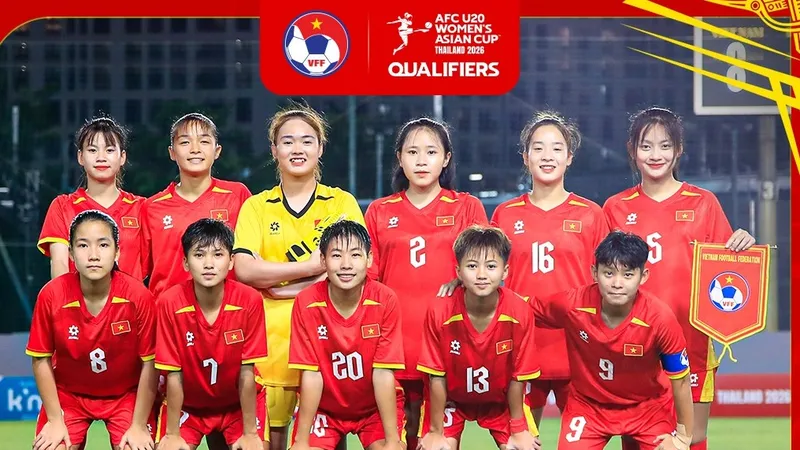 U20 nữ Việt Nam xuất sắc giành vé vào VCK châu Á 2026.