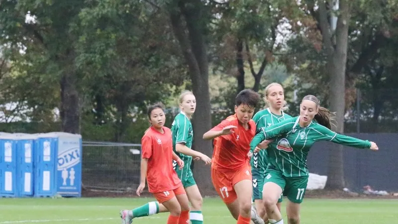 U17 nữ Việt Nam thua trận thứ 3 trong chuyến tập huấn và thi đấu giao hữu tại Đức.