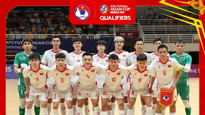 Bảng xếp hạng bảng E vòng loại futsal châu Á 2026