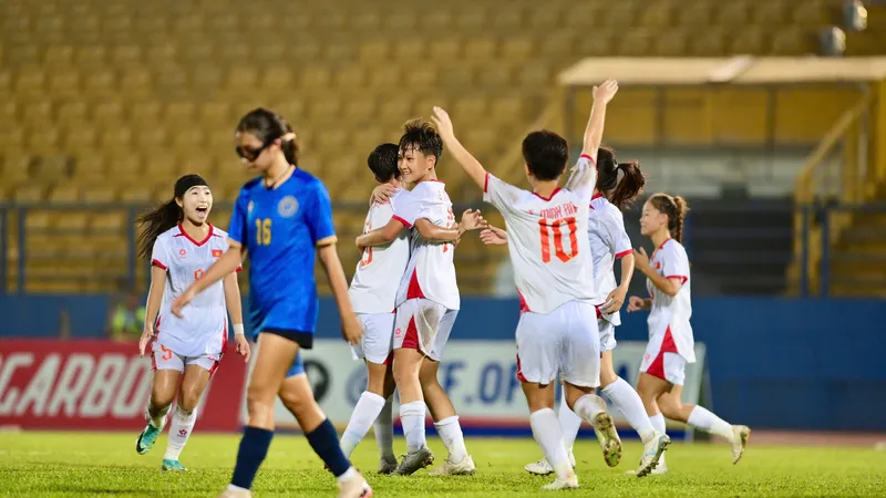 U17 nữ Việt Nam thắng dễ trước đối thủ yếu ở bảng D. Ảnh: DŨNG PHƯƠNG