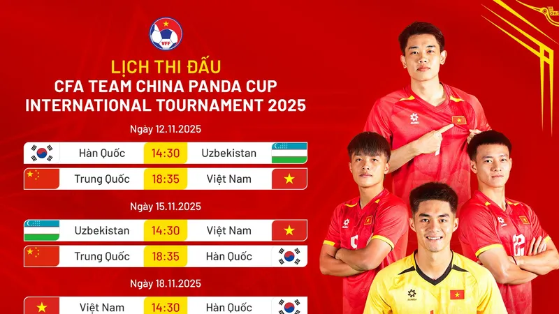 Lịch thi đấu CFA Team China Panda Cup 2025