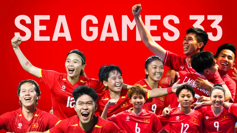 Lịch thi đấu chính thức của các đội tuyển Việt Nam tại SEA Games 33