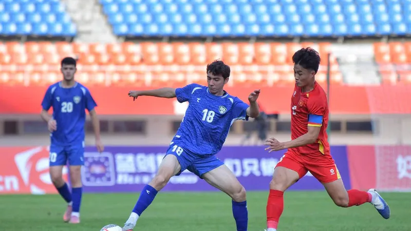 U22 Việt Nam không thể vượt qua U22 Uzbekistan ở lượt trận thứ 2 vào chiều 15-11.