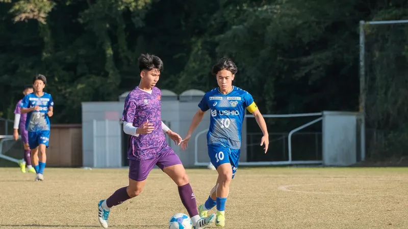 Đội U17 Việt Nam trong chuyến tập huấn mới đây tại Nhật Bản.
