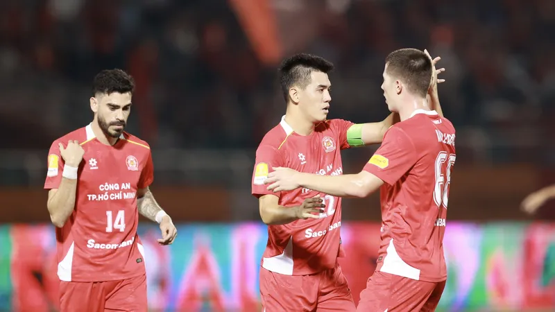 Tiến Linh ghi bàn trở lại sau chuỗi ngày bế tắc ở cả CLB lẫn đội tuyển quốc gia. Ảnh; DŨNG PHƯƠNG.
