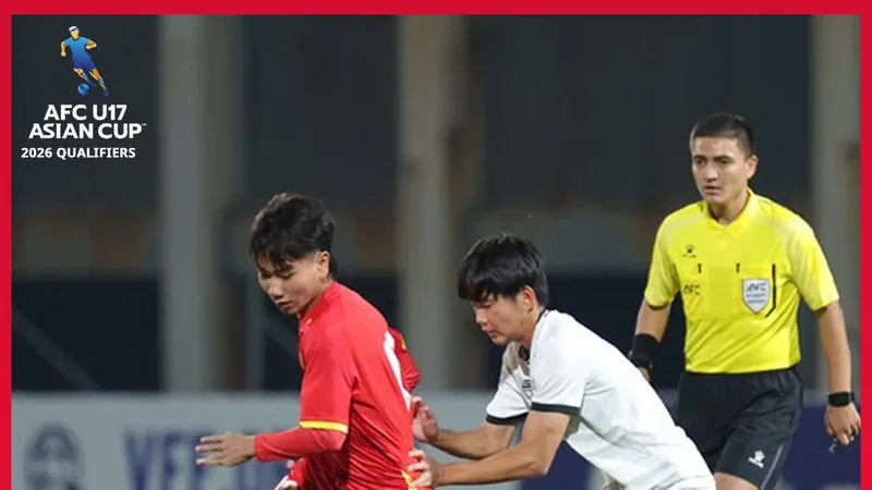U17 Việt Nam trút "mưa bàn thắng" vào lưới U17 Bắc Quần đảo Mariana.