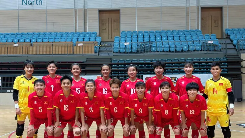 Đội tuyển futsal nữ Việt Nam có 2 trận giao hữu bổ ích trước thềm SEA Games 33.