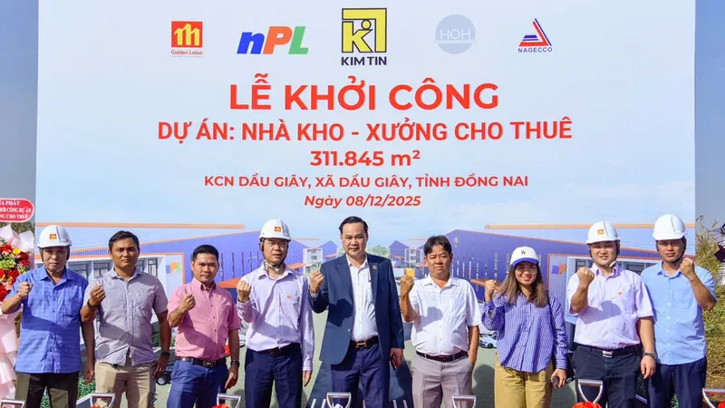 Lễ khởi công diễn ra long trọng vào sáng 8-12.