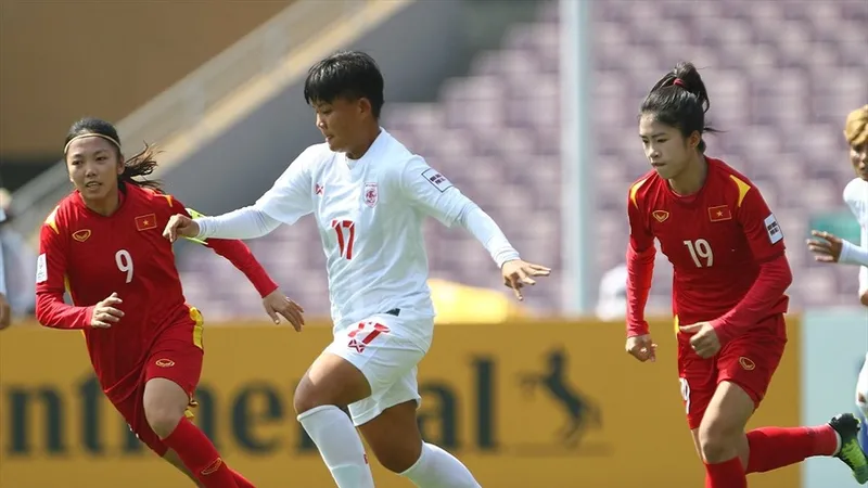 Đội tuyển nữ Việt Nam sẽ tranh vé vào bán kết với đội tuyển Myanmar vào ngày 11-12.