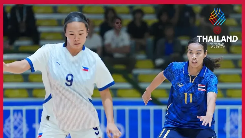 Futsal nữ, Thái Lan thắng dễ Philippines 7-1