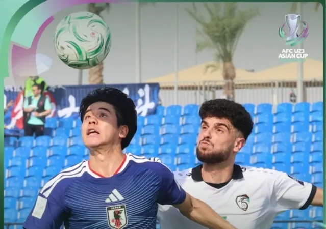 U23 Nhật Bản quá mạnh so với U23 Syria. Ảnh: AFC