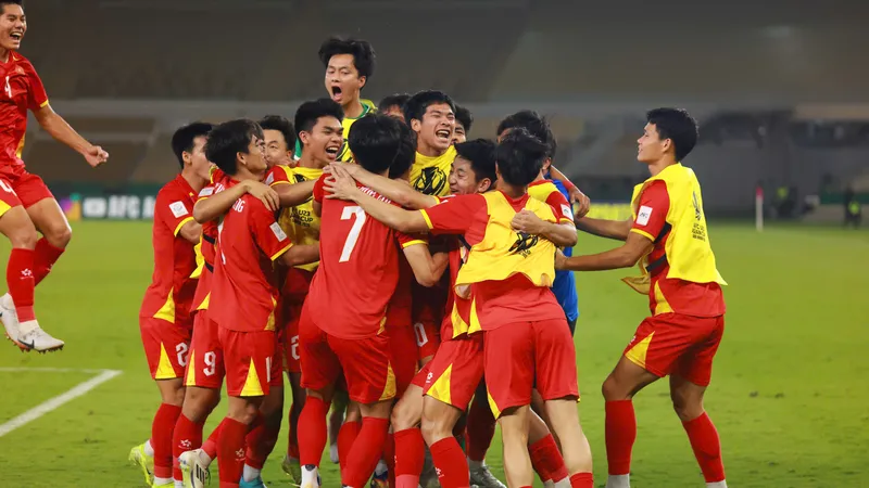 U23 Việt Nam đến gần với kỳ tích vào chung kết mà các đàn anh từng giành được tại Thường Châu năm 2018. Ảnh: TED TRẦN.