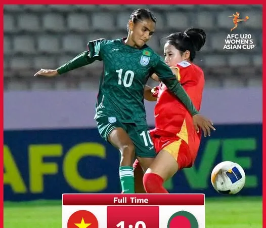 Thắng U20 nữ Bangladesh 1-0, U20 nữ Việt Nam giữ hy vọng vào Tứ kết