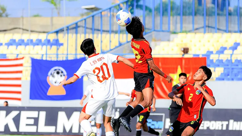 U17 Việt Nam tạo ấn tượng qua hai trận thắng thuyết phục trước Malaysia và Timor Leste. Ảnh: VFF
