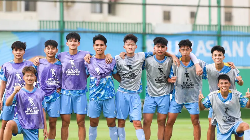 U17 Việt Nam sẵn sàng gặp U17 Hàn Quốc với tinh thần cao nhất. Ảnh: ĐOÀN NHẬT
