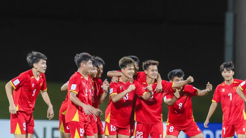 Đội tuyển U17 Việt Nam xuất sắc giành quyền tham dự VCK U17 World Cup 2026. Ảnh: ĐOÀN NHẬT
