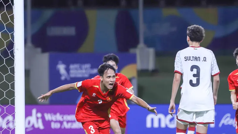 U17 Việt Nam ngược dòng đầy cảm xúc trước U17 UAE. Ảnh: VFF