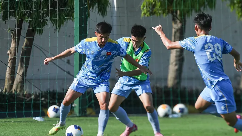 U19 Việt Nam tự tin đạt thứ hạng tốt tại giải Đông Nam Á 2026. Ảnh: VFF
