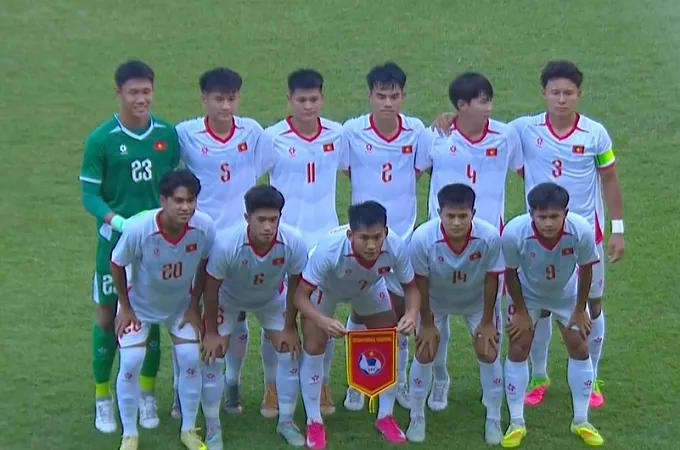 U19 Việt Nam tiếp tục thể hiện sức mạnh qua chiến thắng áp đảo trước U19 Myanmar. Ảnh: VFF