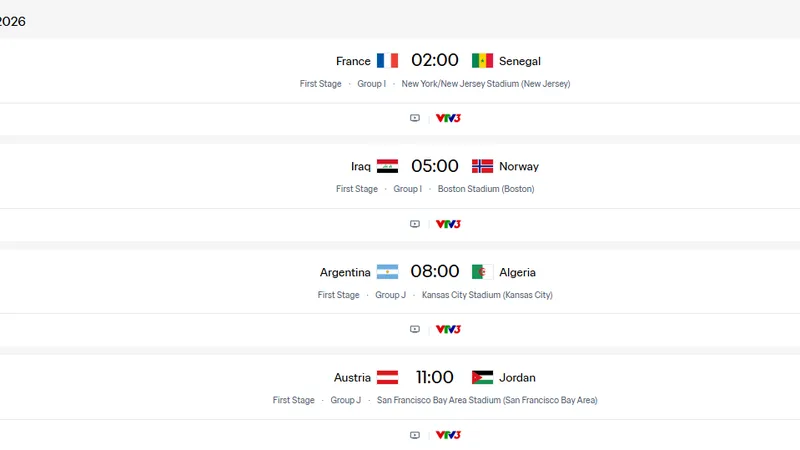 Lịch thi đấu ngày 17-6 World Cup 2026