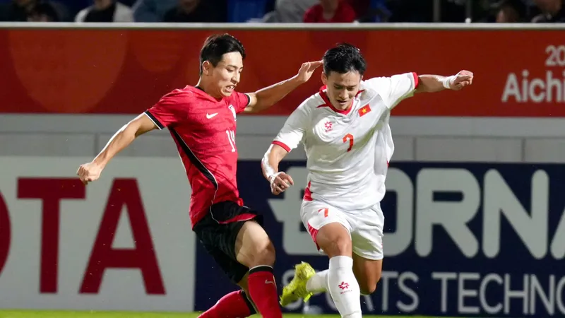 U23 Việt Nam đã không thể tạo "địa chấn" trước đối thủ mạnh vượt trội với trận thua 0-4. Ảnh: Vietcontent