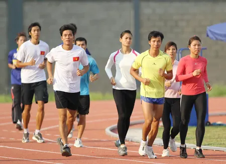 Lấy vàng, lấy cả chuẩn Olympic!