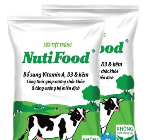 Thơm ngon với sữa tiệt trùng NutiFood