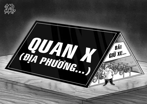 Hà Nội: Các điểm giữ xe trước cổng cơ quan nhà nước đều không phép