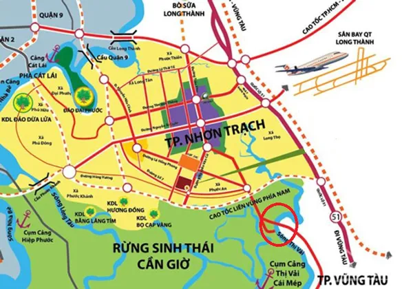 Gần 950 tỷ đồng làm đường nối cảng Phước An với cao tốc Bến Lức - Long Thành