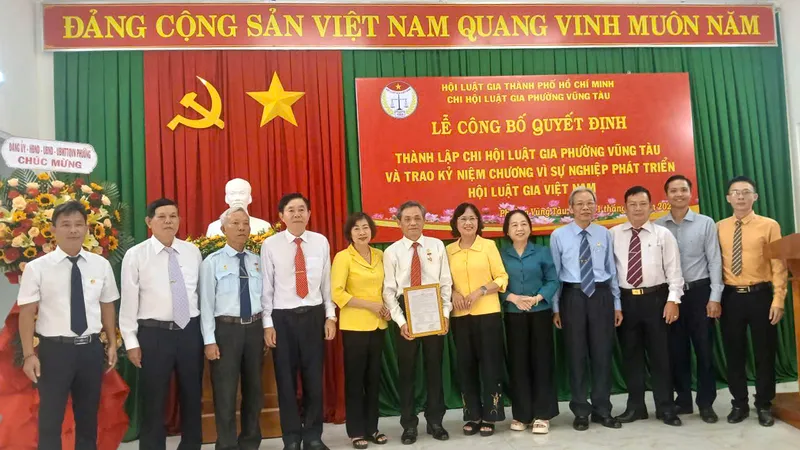 Ra mắt Chi hội Luật gia phường Vũng Tàu