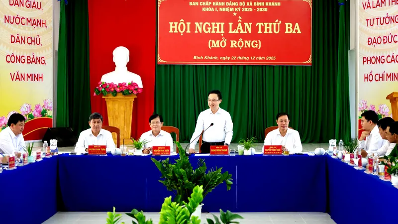 Xã Bình Khánh (TPHCM) đặt mục tiêu duy trì đà tăng trưởng 15%
